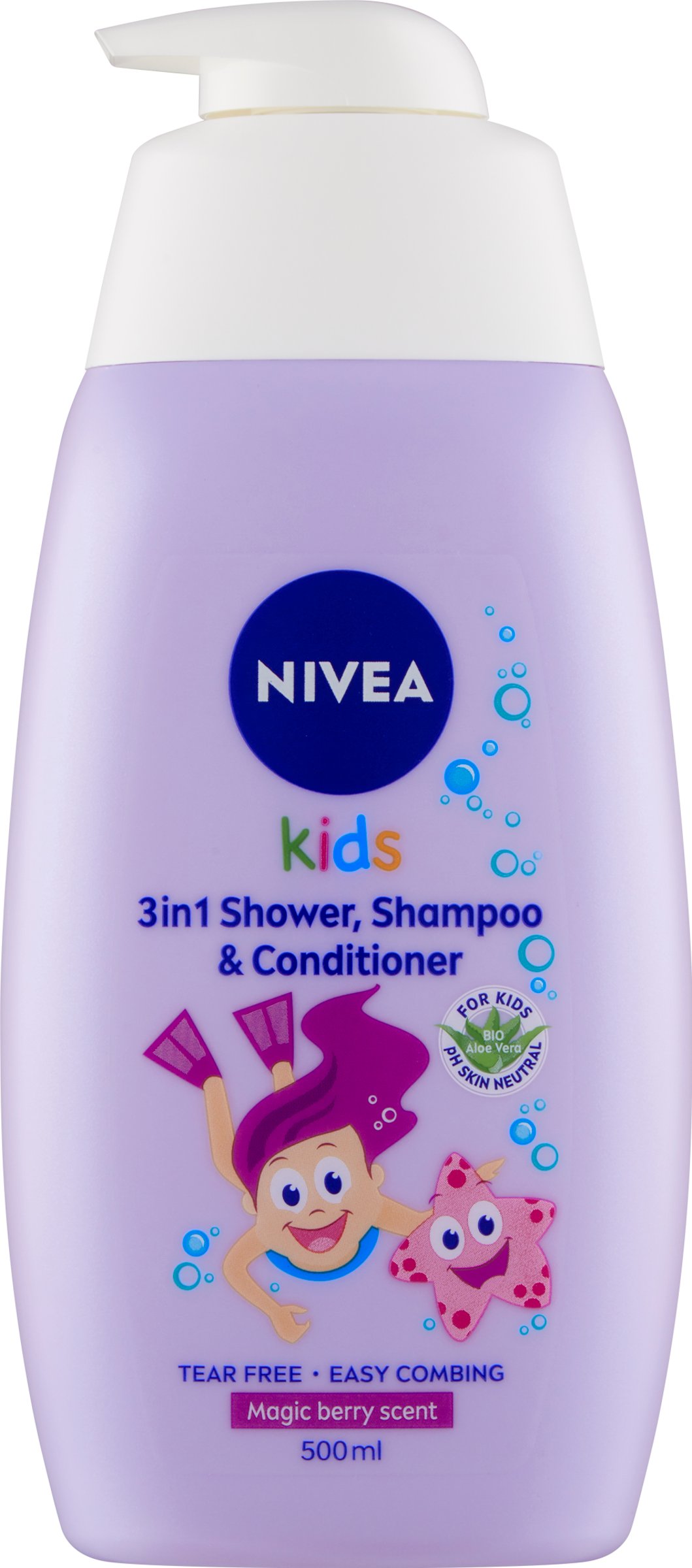 Nivea Kids Detský Sprchovací gél Girl 500ml