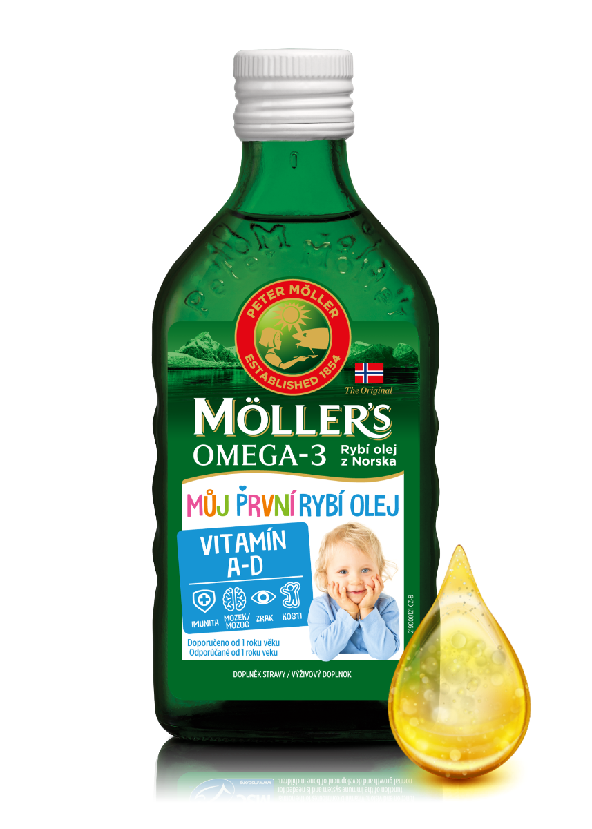 Mollers Möller´s Omega-3 Môj prvý rybí olej
