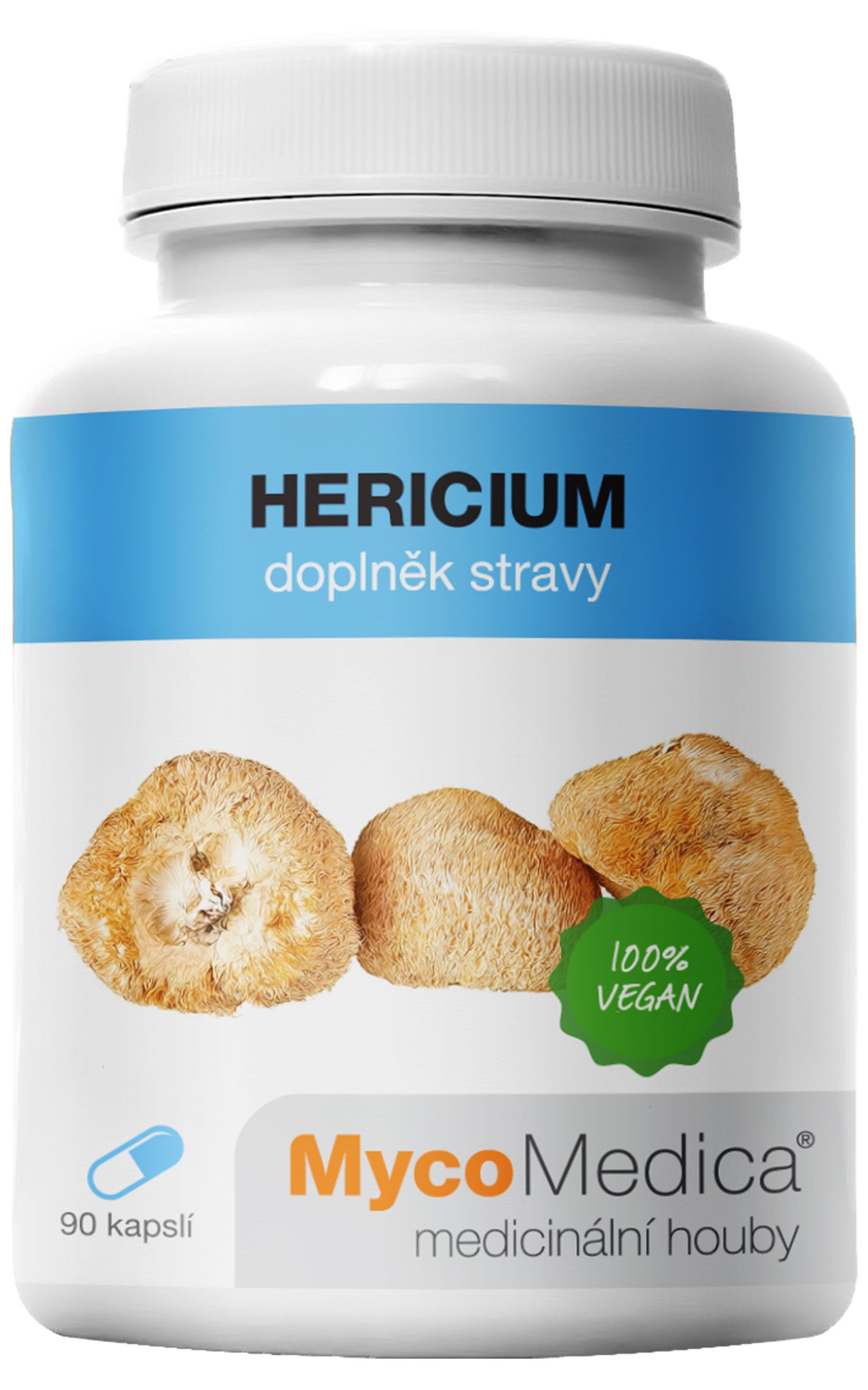 MycoMedica Mycomedica Hericium 30% Vegan 500mg 90cps