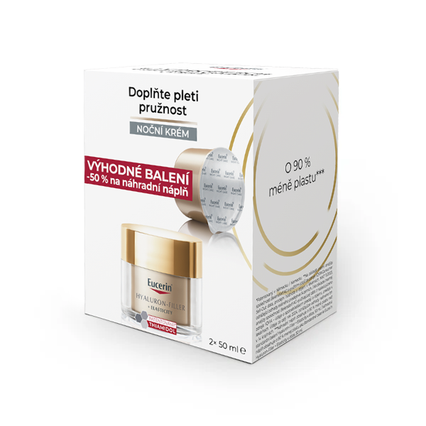 Eucerin Eucerin hyaluron-filler + elasticity nočný krém + nočný krém náhradná náplň