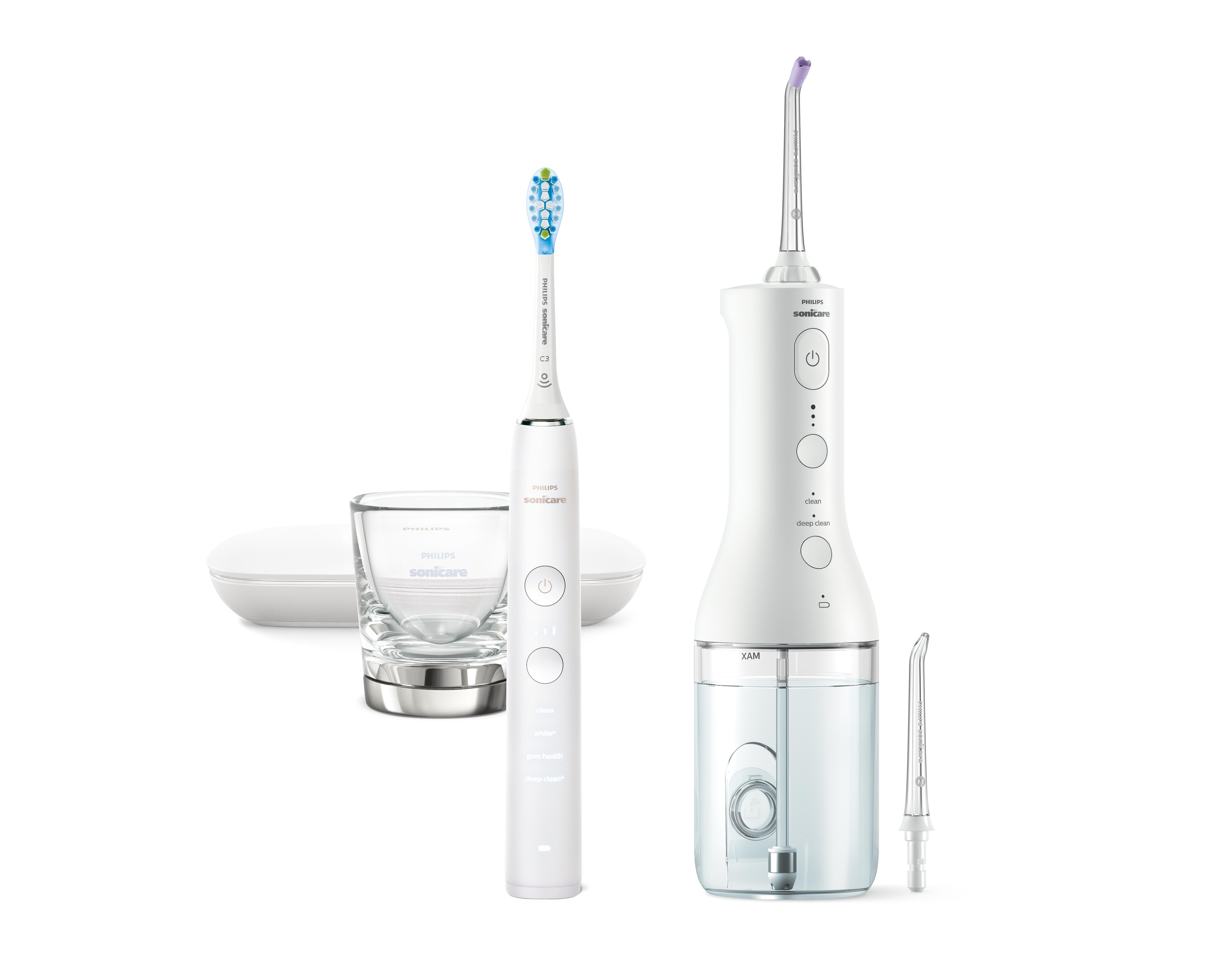 Philips Sonicare Philips Sonicare 9000 DiamondClean a Prenosná ústna sprcha Hx3886/41