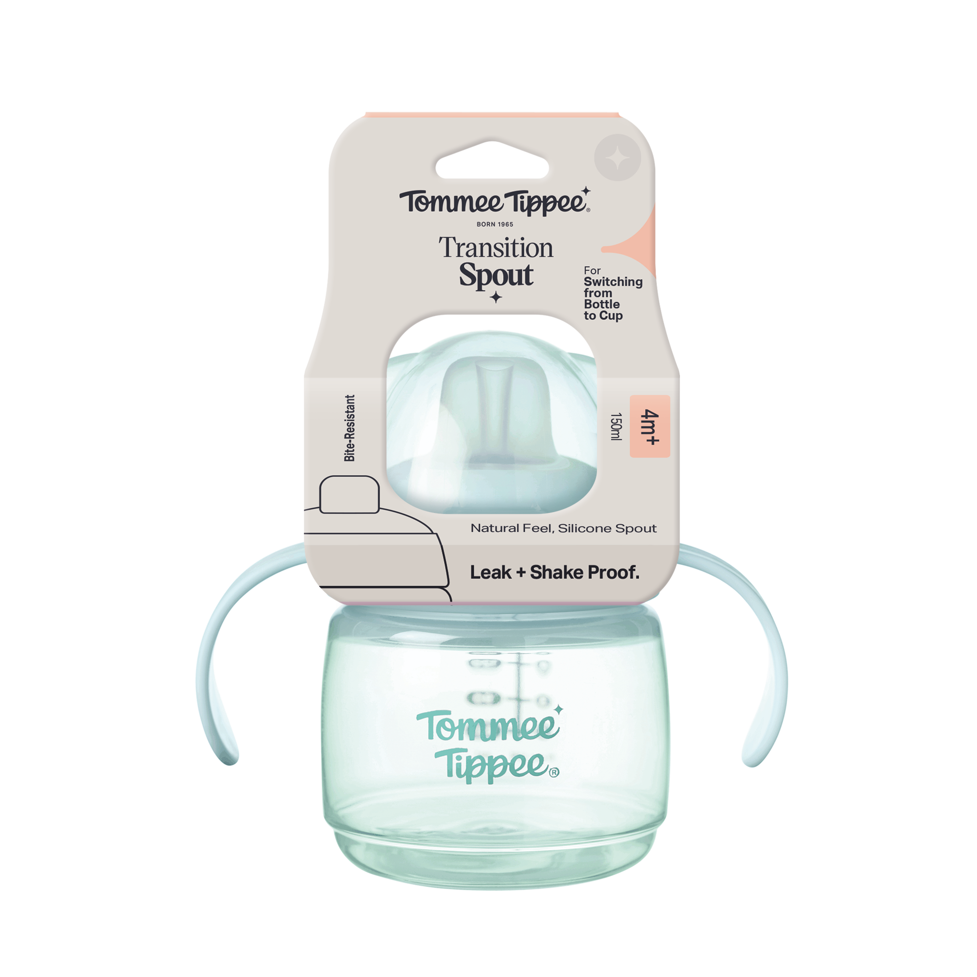 Tommee Tippee Tommee Tippee Transition netečúci hrnček 150 ml 4m+ modrý
