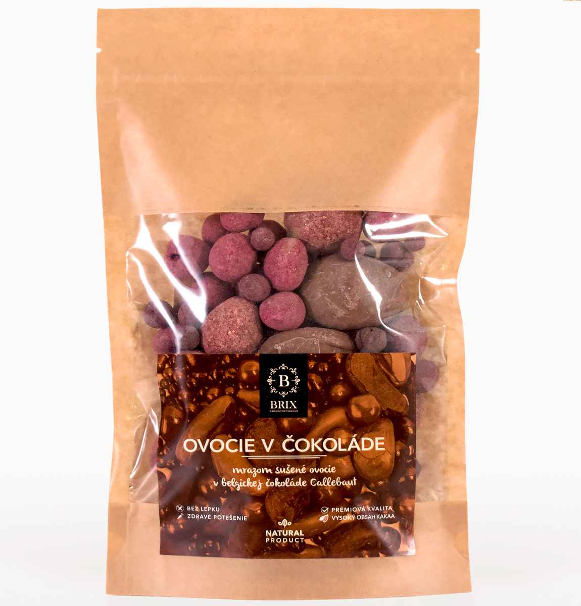 Brix Brix Mrazom sušené ovocie v mliečnej čokoláde 255g