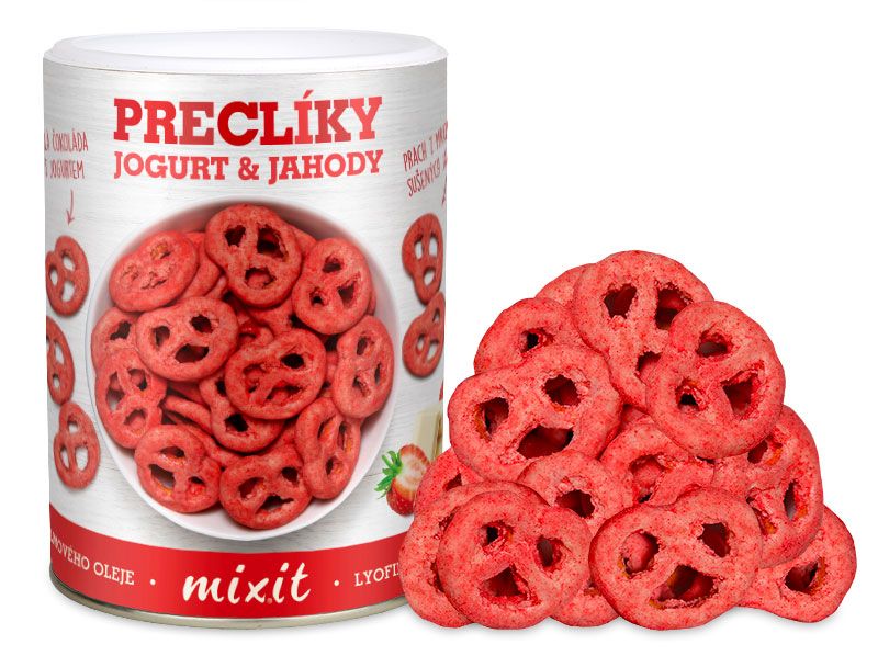 MIXIT Mixit Mixit Praclíky Jogurtová Čokoláda S Jahodami 250g