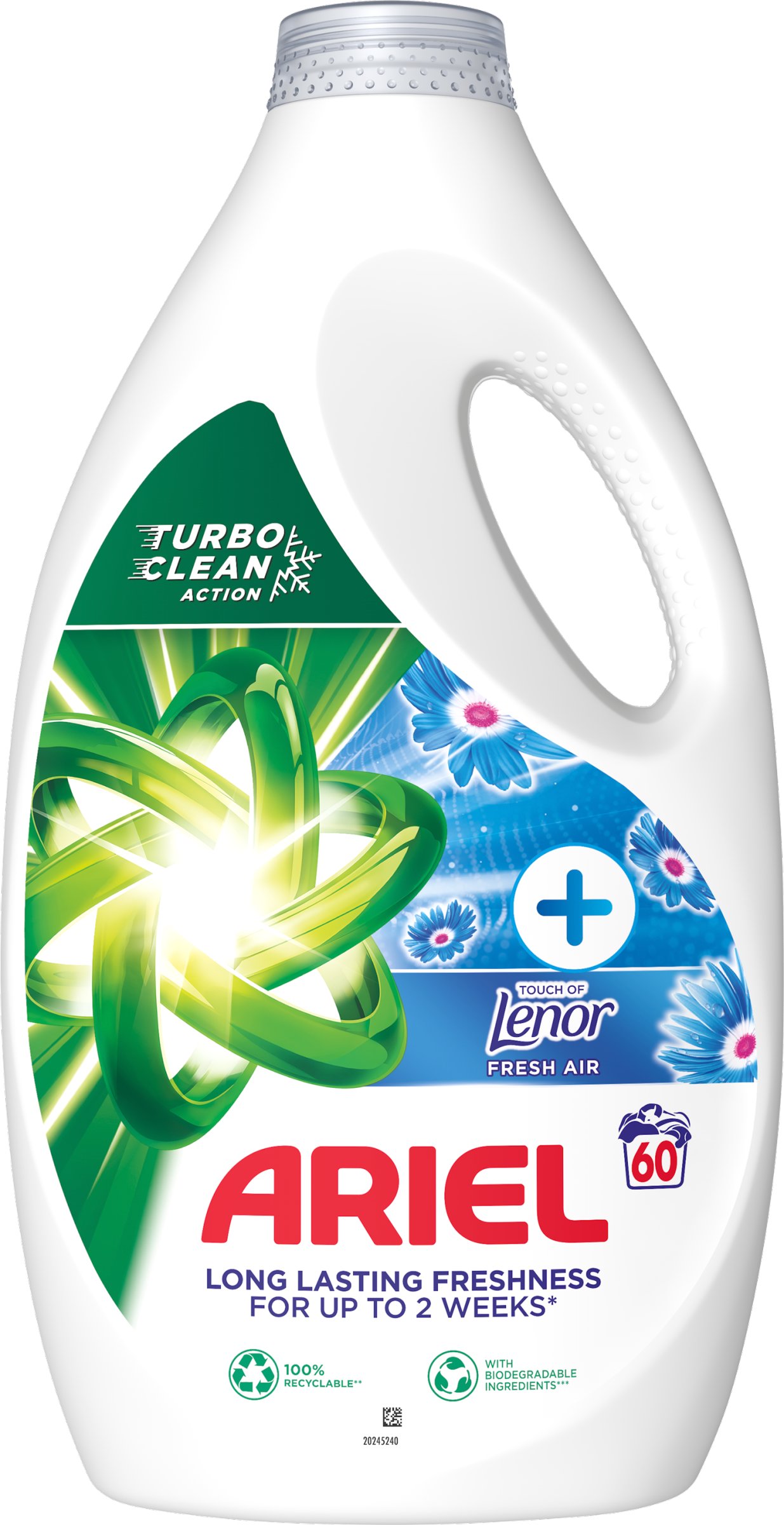 Ariel Ariel touch of lenor fresh air gel 3l/ 60pd