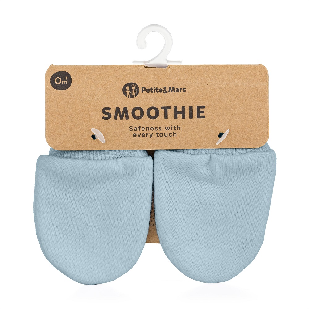 Petite&Mars Petite&Mars Rukavičky kojenecké Smoothie Sky Blue