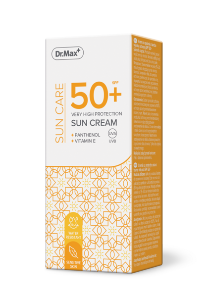 Dr. Max Krém na opaľovanie spf 50+ Dr. Max, 50 ml