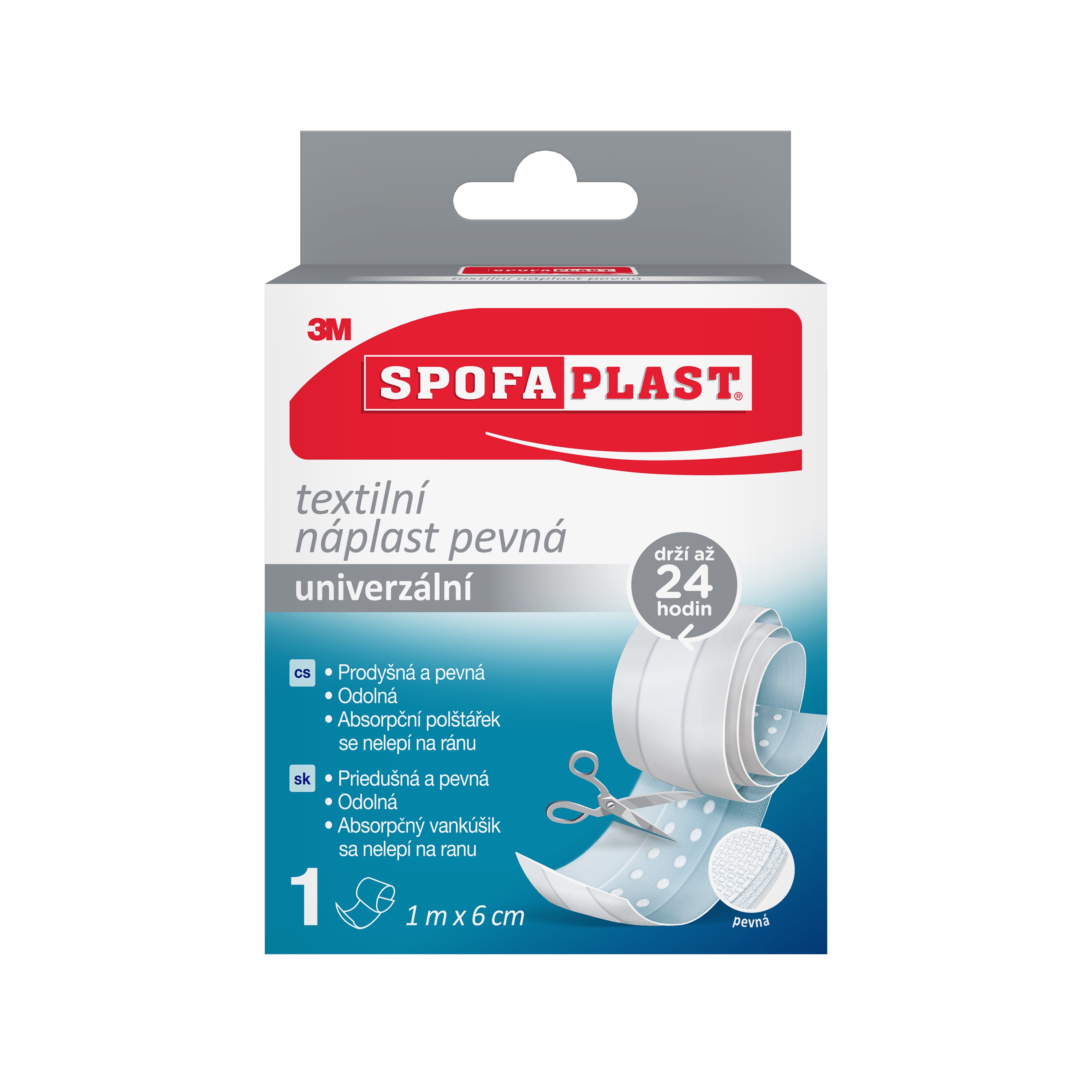 3M Spofaplast 3M Spofaplast pevný textilný rýchloobväz 254