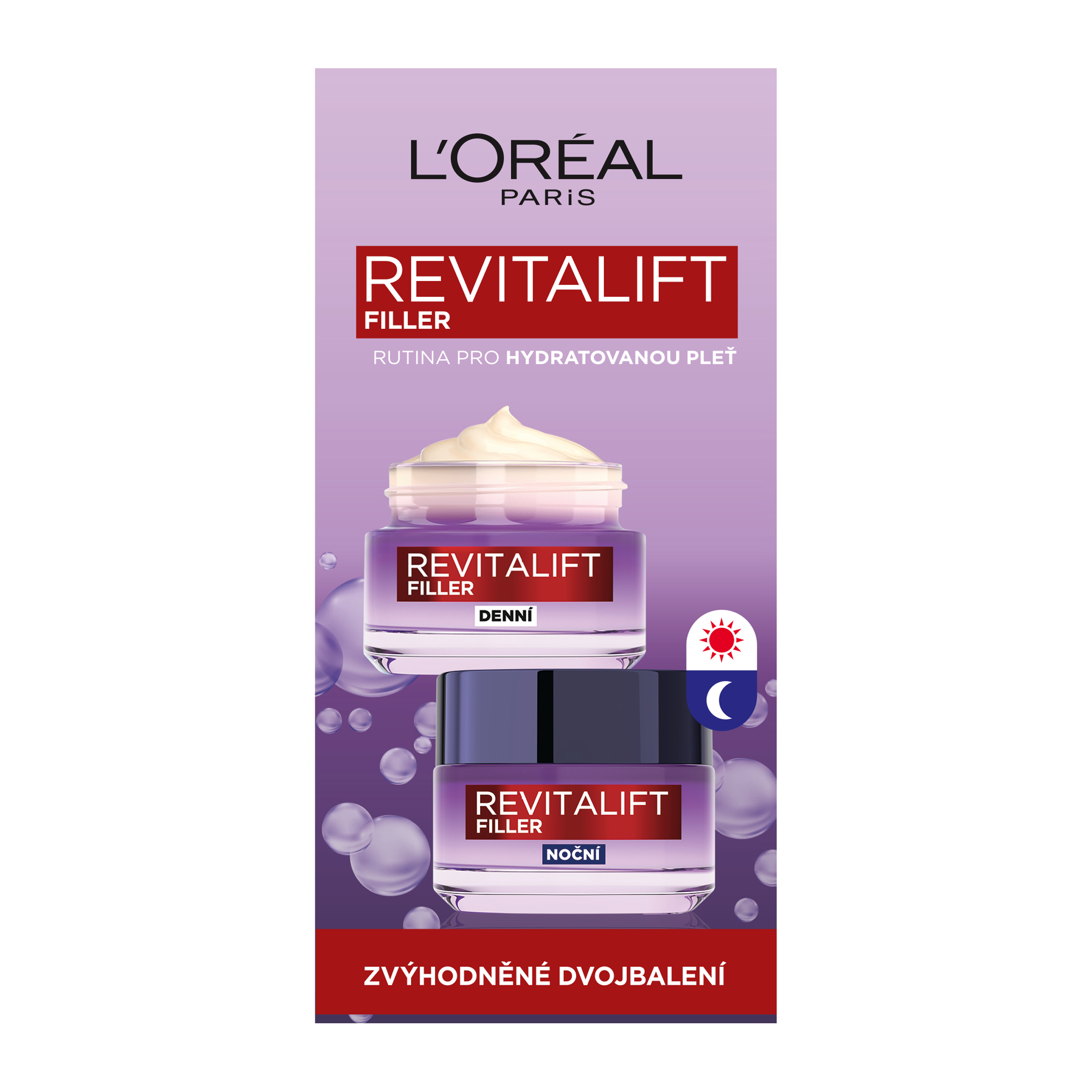 L'Oréal Paris L'Oréal Paris Revitalift Filler dvojbalenie denný a nočný krém