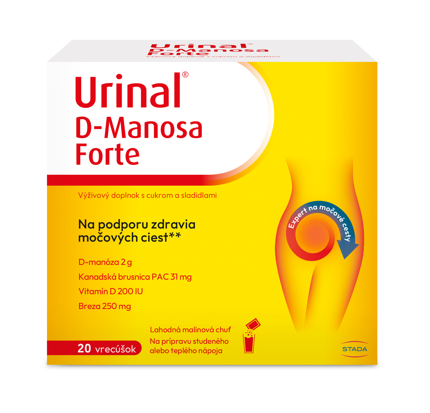 Urinal D-manosa Forte vrecúška
