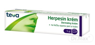 TEVA Herpesin 50 mg/g krém na opary – 5 g
