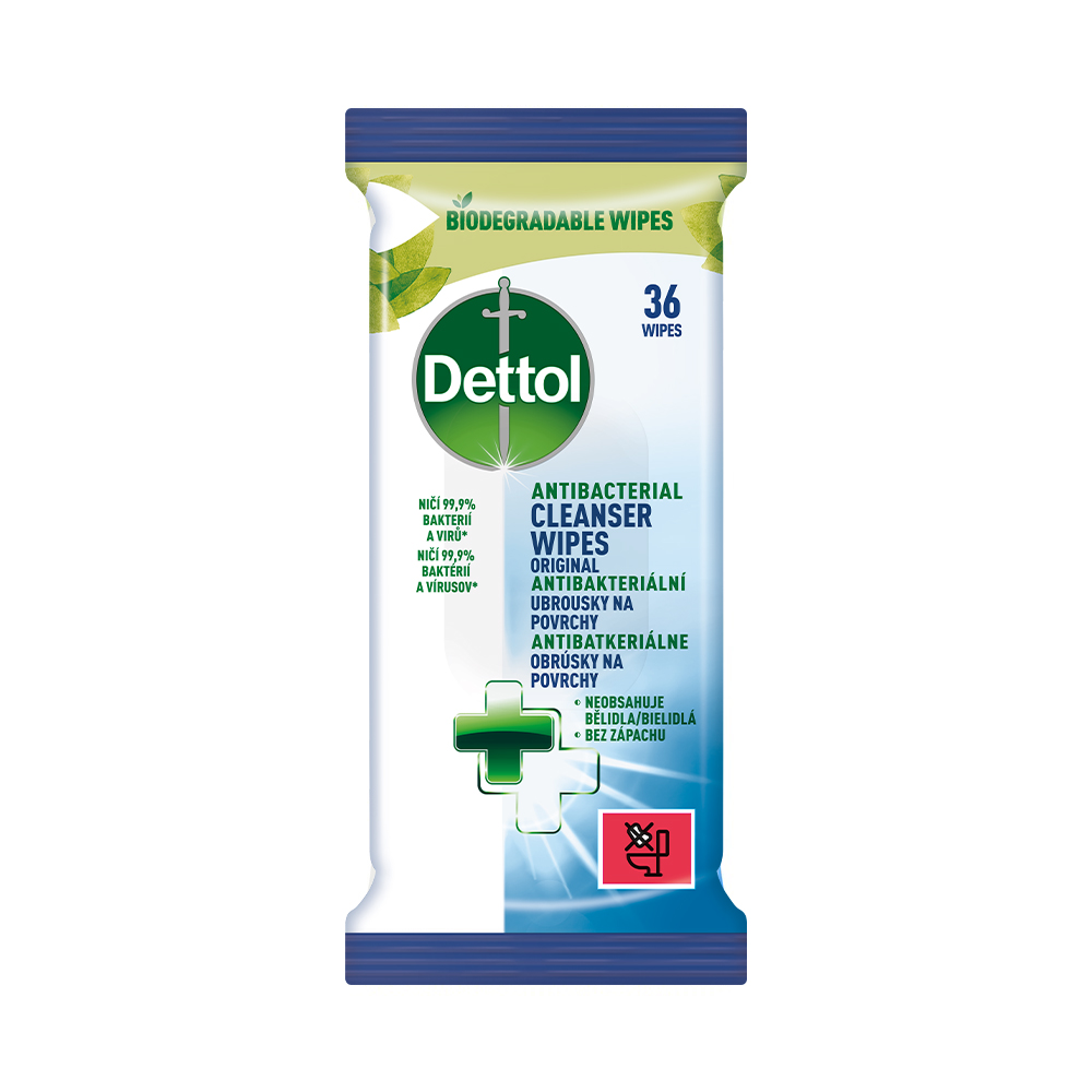Dettol Dettol Antibakteriální ubrousky na povrchy