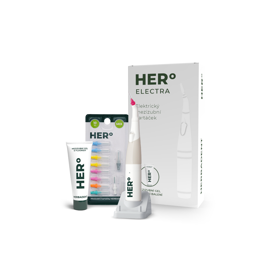 Herbadent Hero Electra elektrická medzizubná kefka