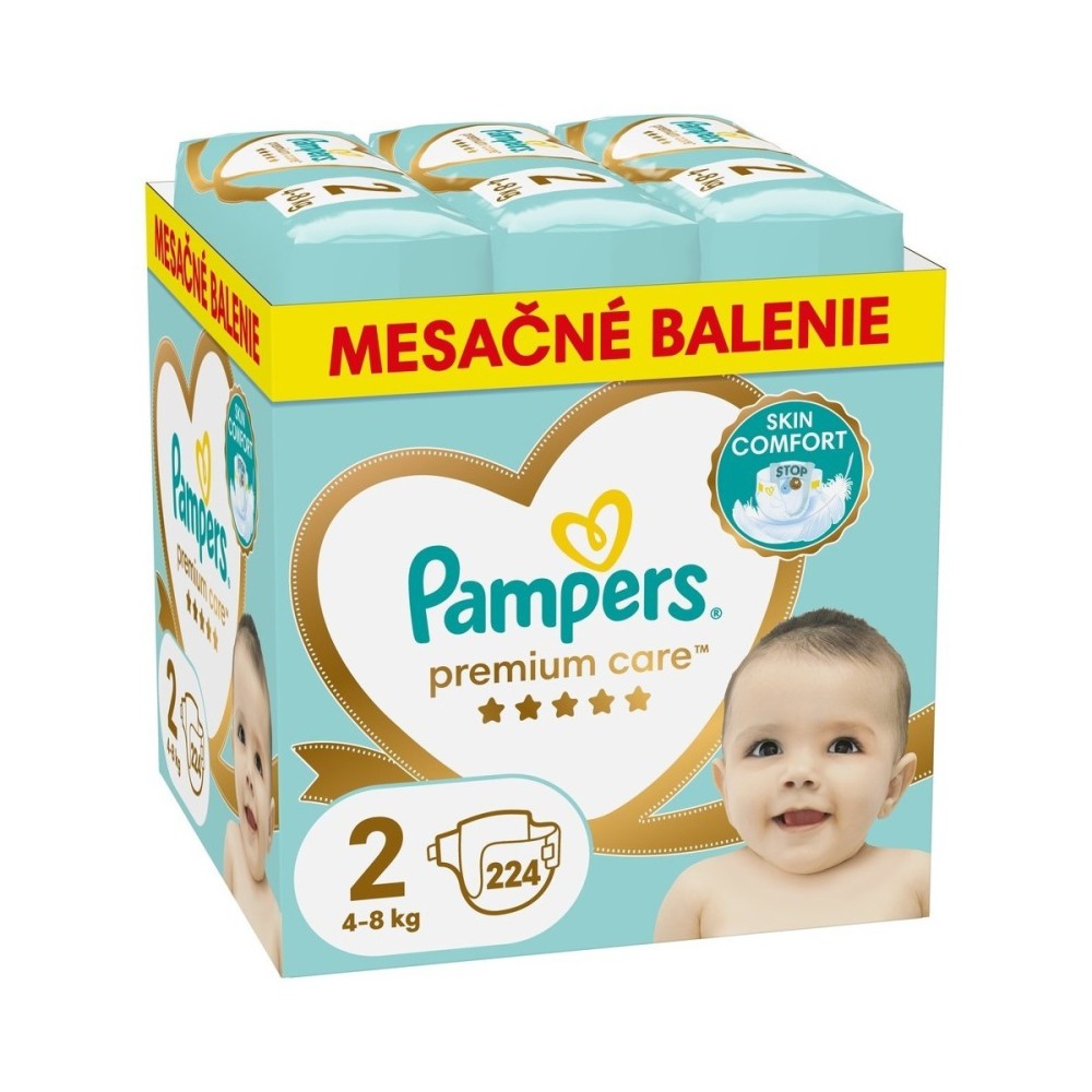 Pampers Pampers Premiump 2 224ks (4-8kg)