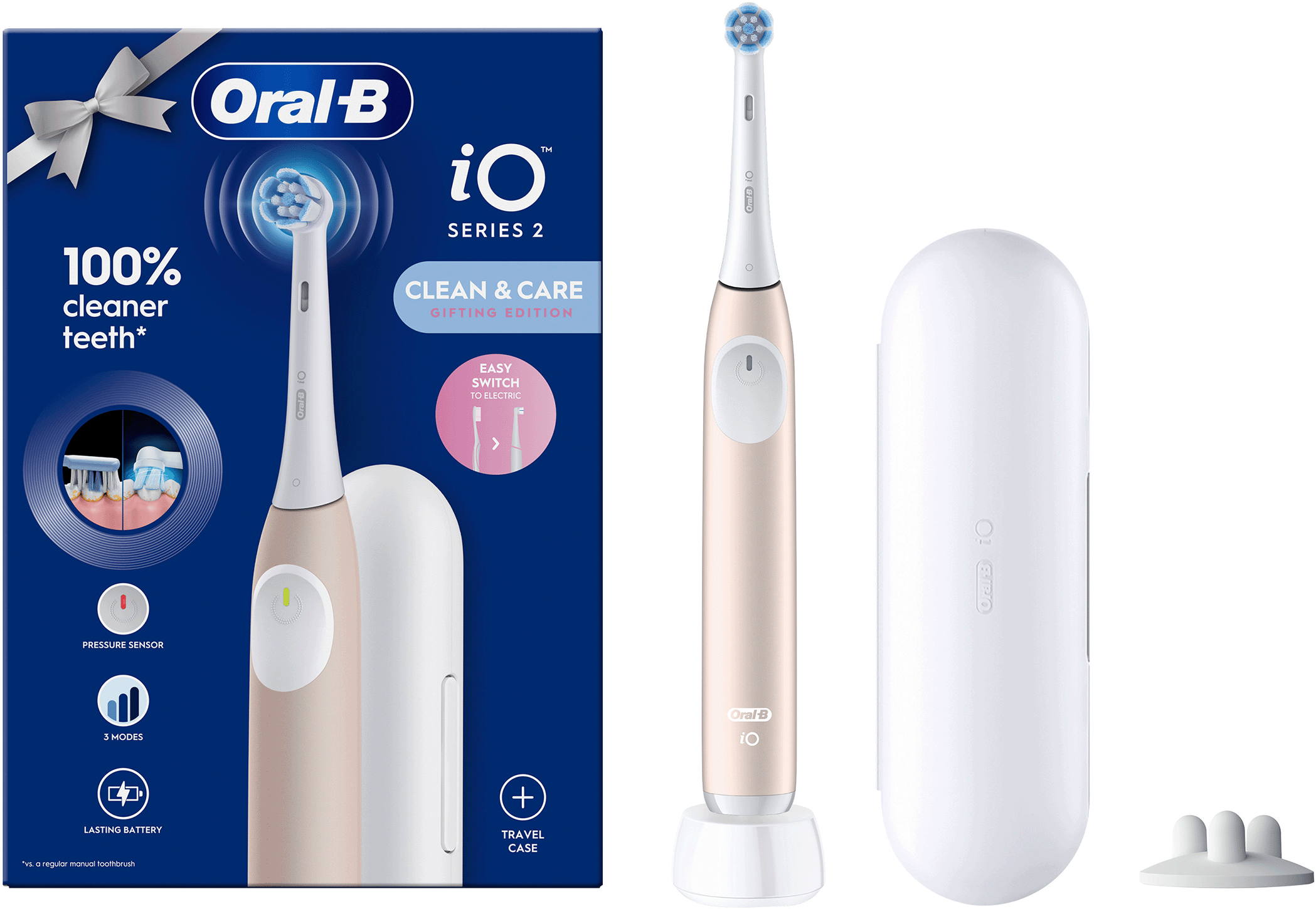 Oral-B iO 2 Calm Pink elektrická zubná kefka