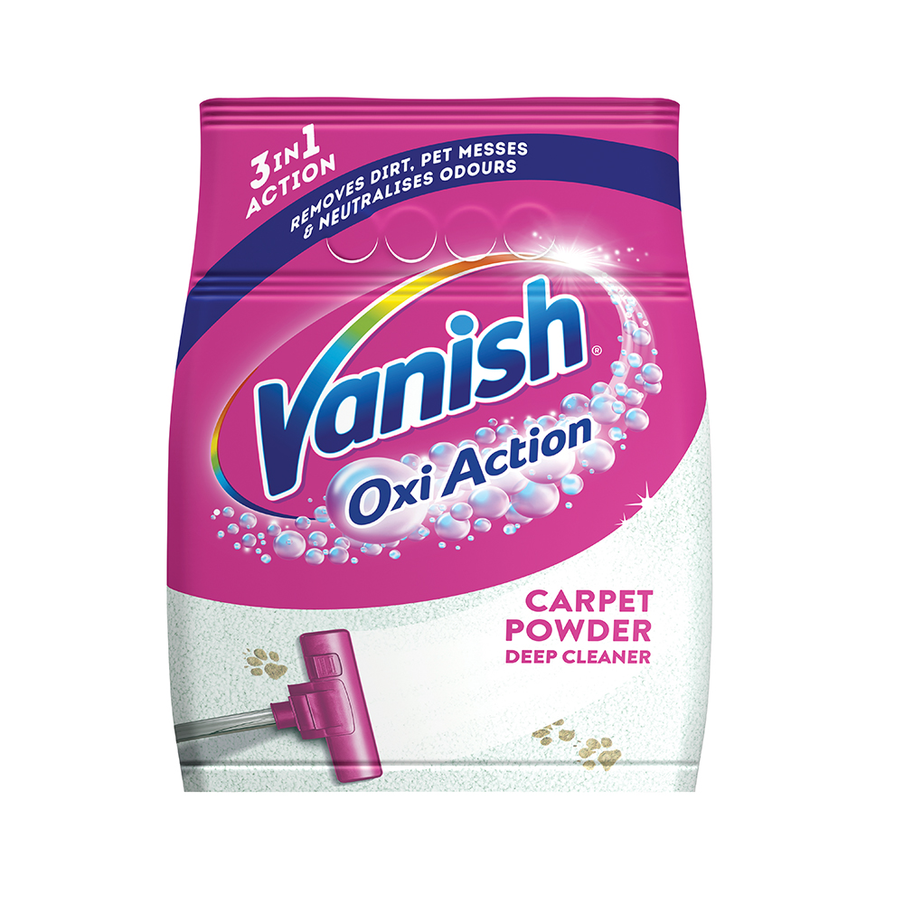 Vanish Vanish Oxi Action prášok na čistenie kobercov