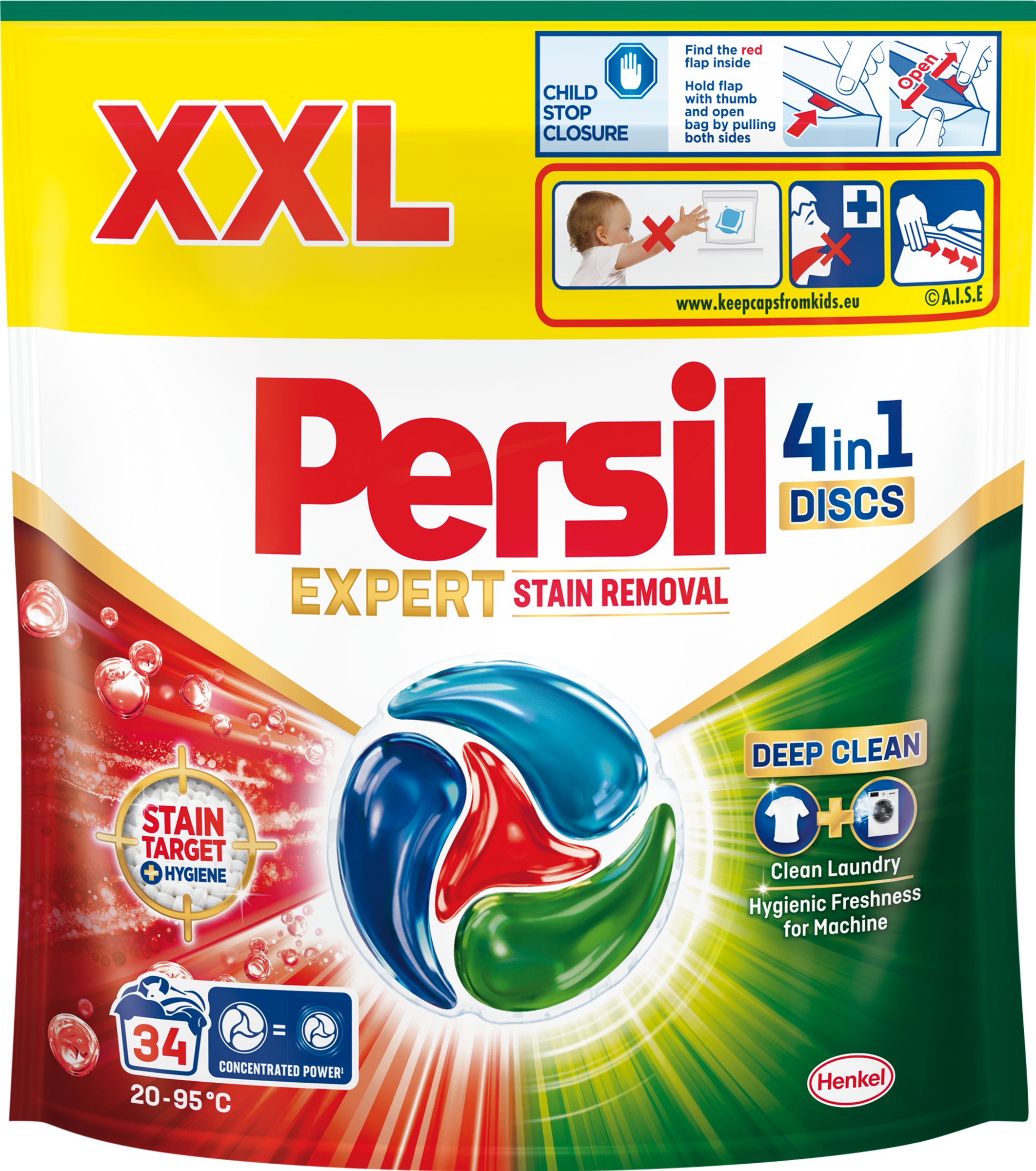 Persil Persil Discs pracie kapsuly Exp.Stain Removal 34 praní