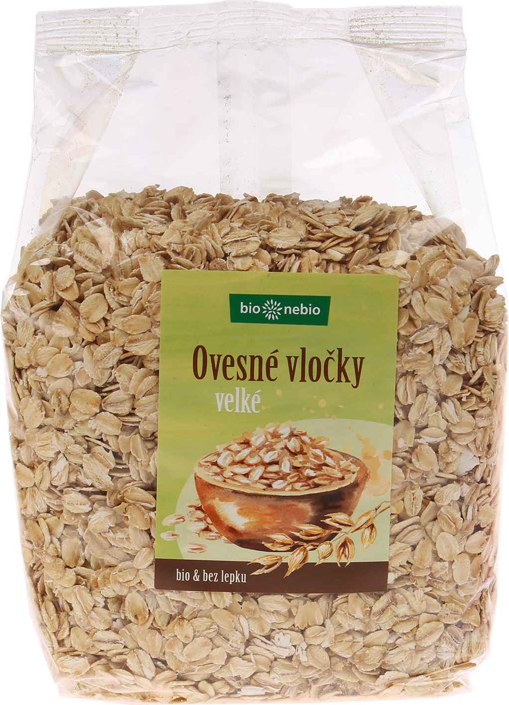 Bio Nebio Bionebio Ovsené Vločky Bezlep Veľké 500g