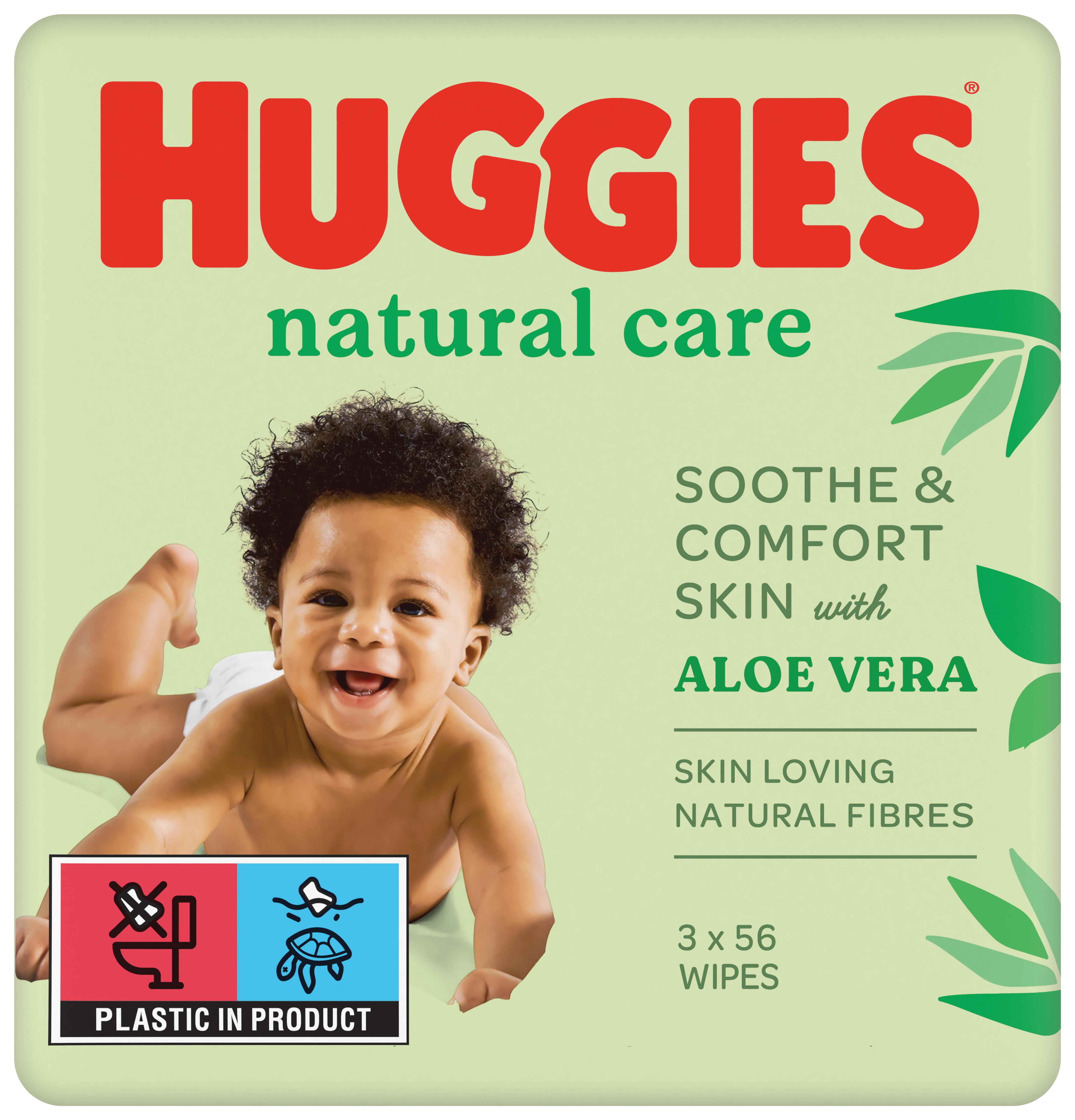 HUGGIES Huggies Natural Triplo 3x56 ks