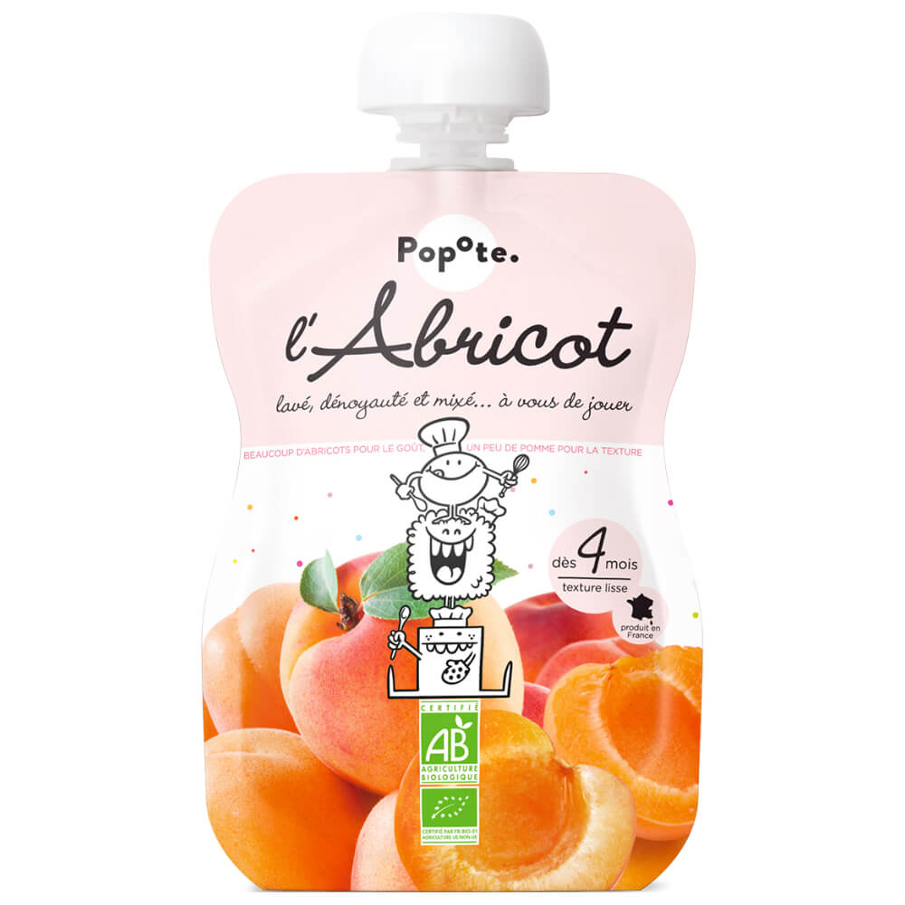 Popote Popote Kapsička marhuľa 120 g, 4+