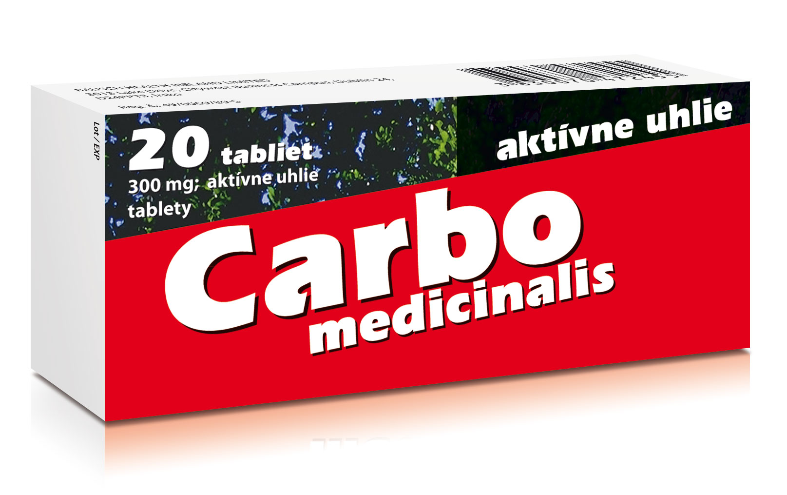 Carbo Carbo medicinalis 300 mg tablety pri hnačke – 20 ks