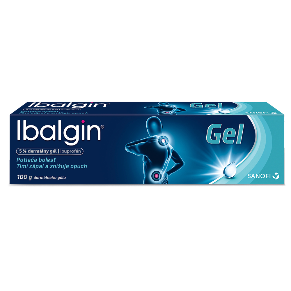 Ibalgin Ibalgin 5% gél pri bolesti kĺbov a svalov – 100 g