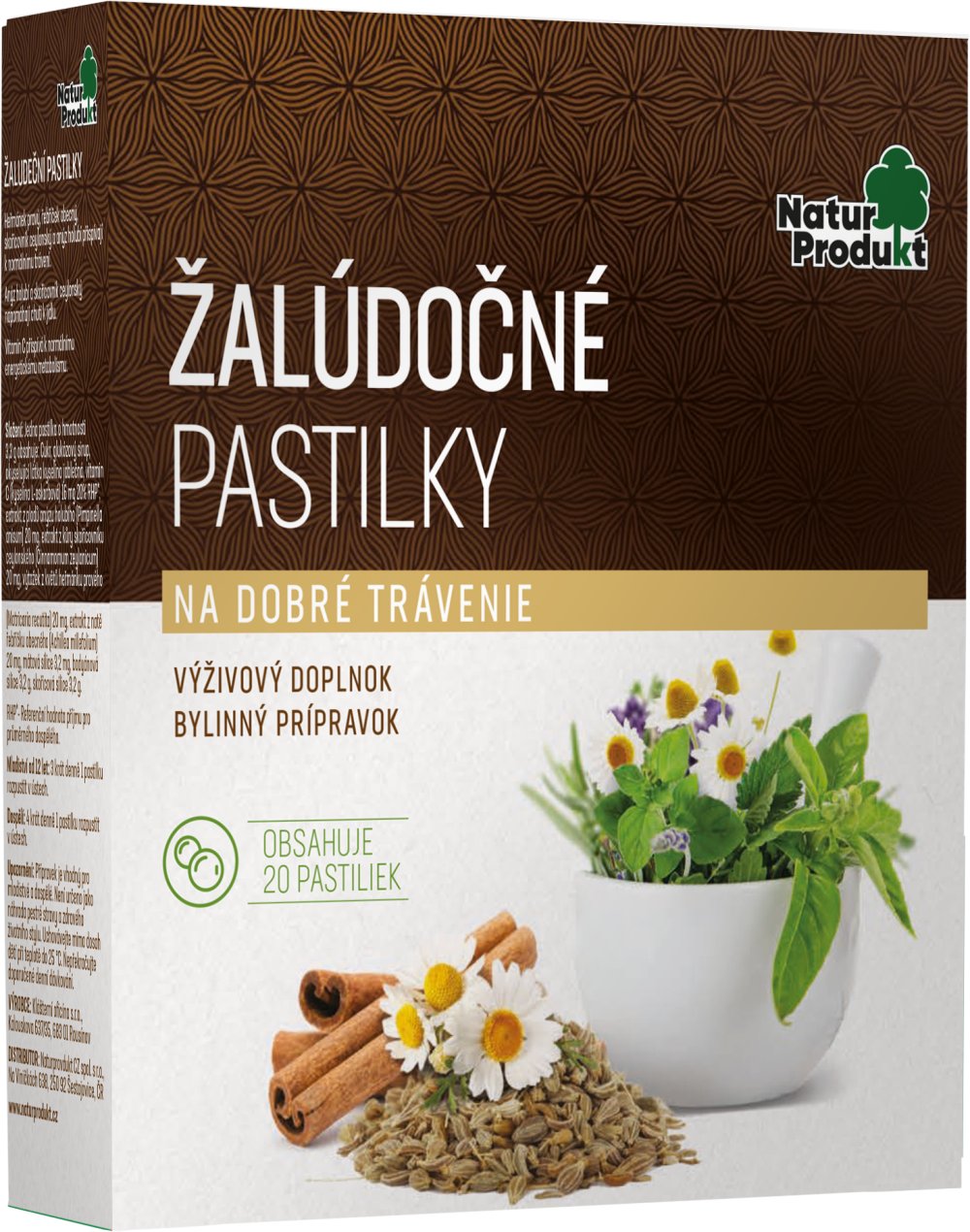 NaturProdukt Naturprodukt Žalúdočné pastilky