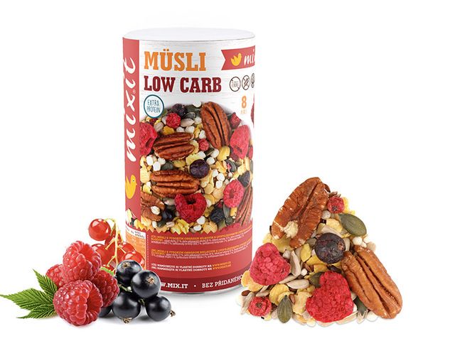 Mixit Musli Low Carb Lesné Ovocie 500g