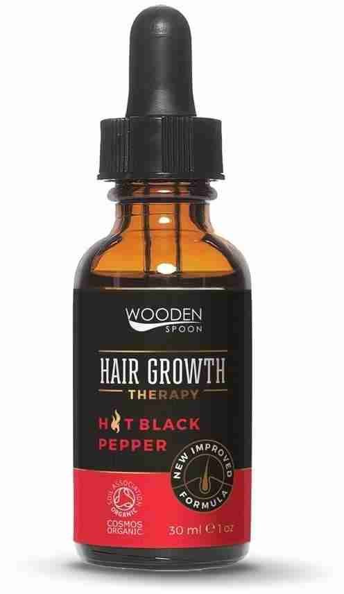 Wooden Spoon Wooden Spoon Sérum na podporu rastu vlasov s čiernym korením 30 ml