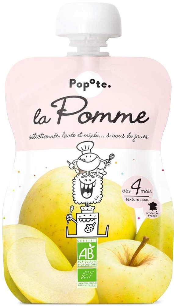 Popote Popote Kapsička jablko Golden 120 g, 4+