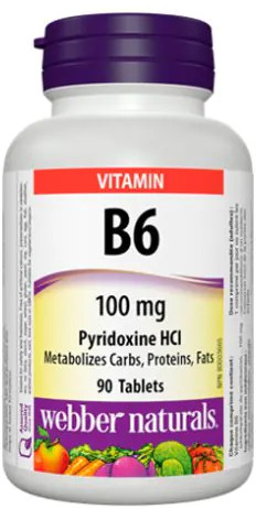 Webber Naturals Webber Naturals Vitamín B6 100 mg