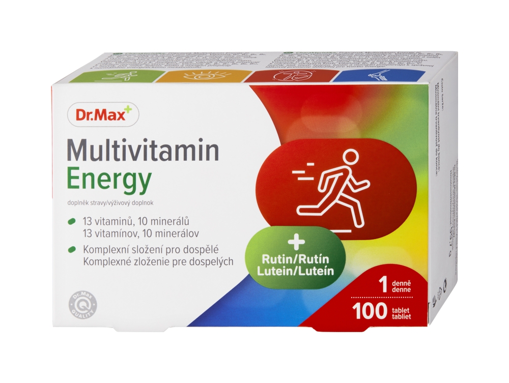 Dr. Max Dr. Max Multivitamín pre dospelých, 100 tabliet
