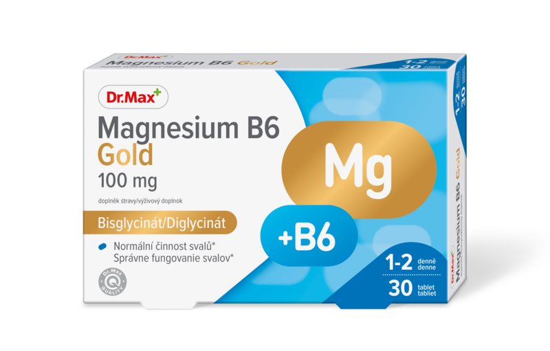 Dr. Max Dr. Max Magnesium B6 Gold 100 mg Chelát