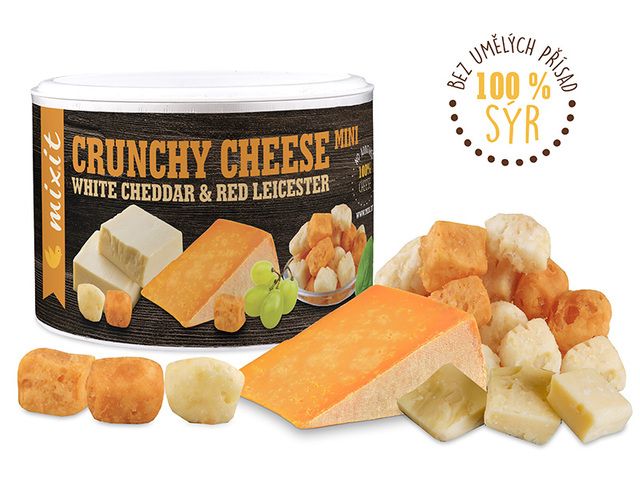 MIXIT Mixit Chrumkavý Syr White Cheddar & Red Leicester 70g