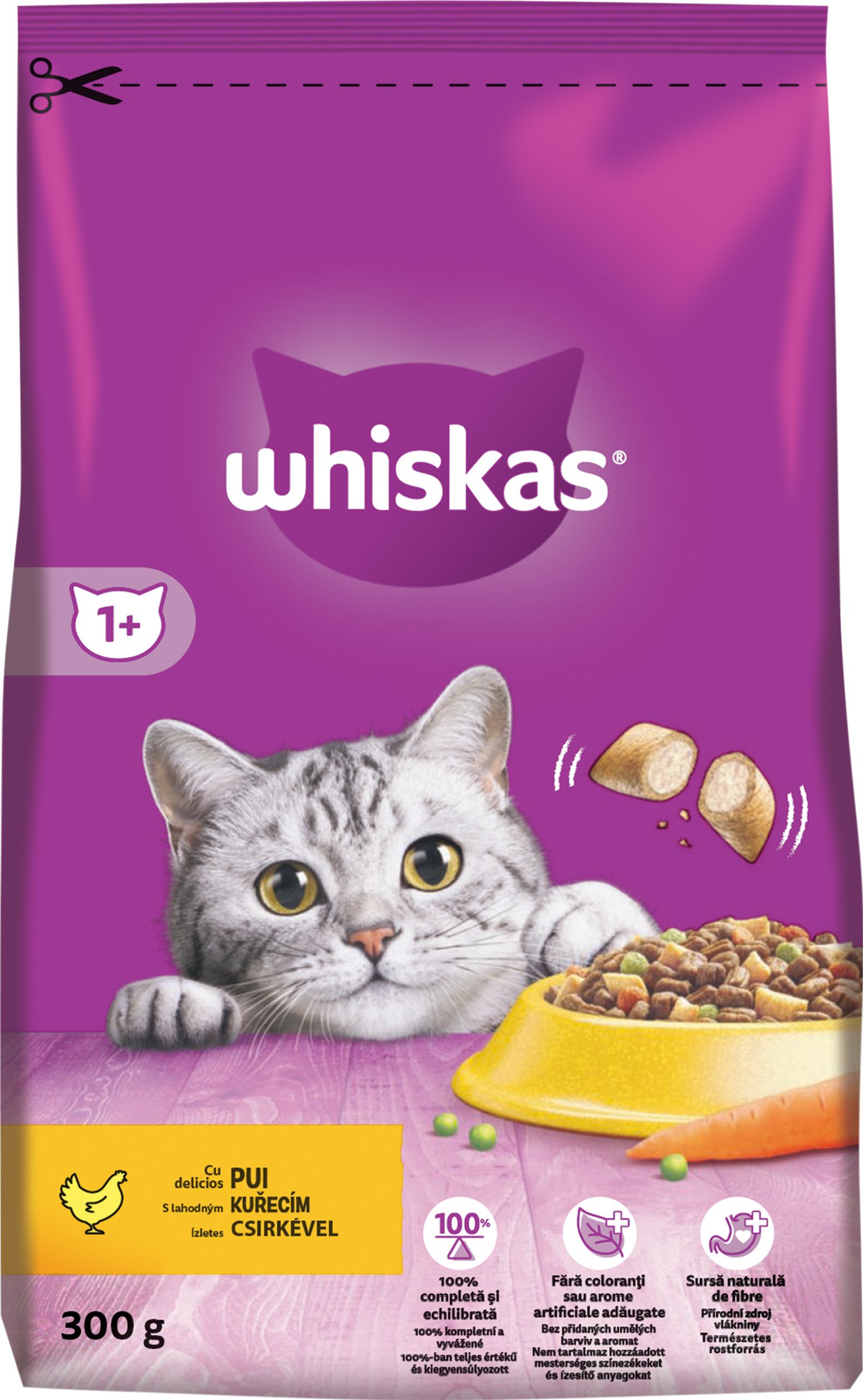 Whiskas Granule s Kuracím 300g