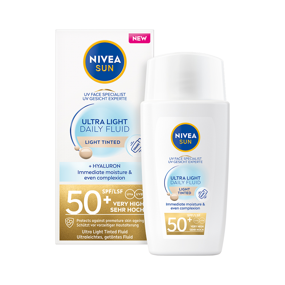 Nivea Nivea Sun Ultra Light Tónovací krém svetlý SPF 50+