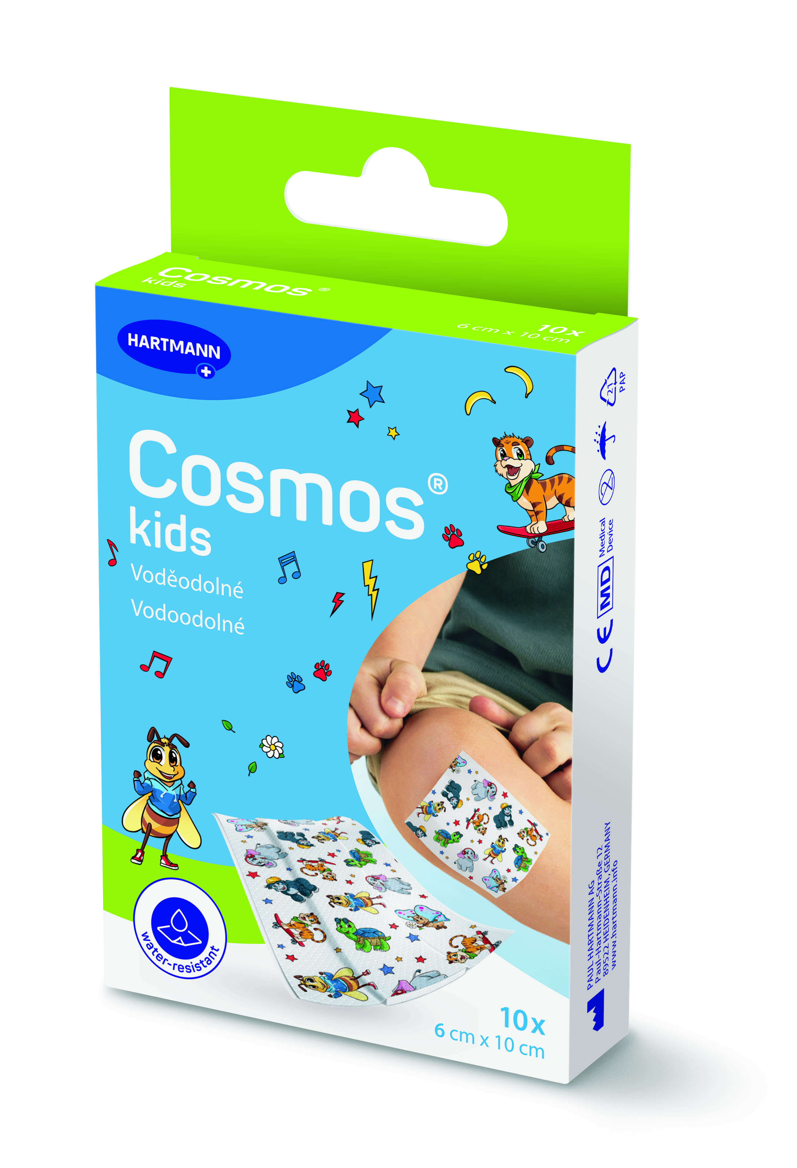Cosmos Cosmos kids, nedelená detská náplasť, 6 x 10 cm