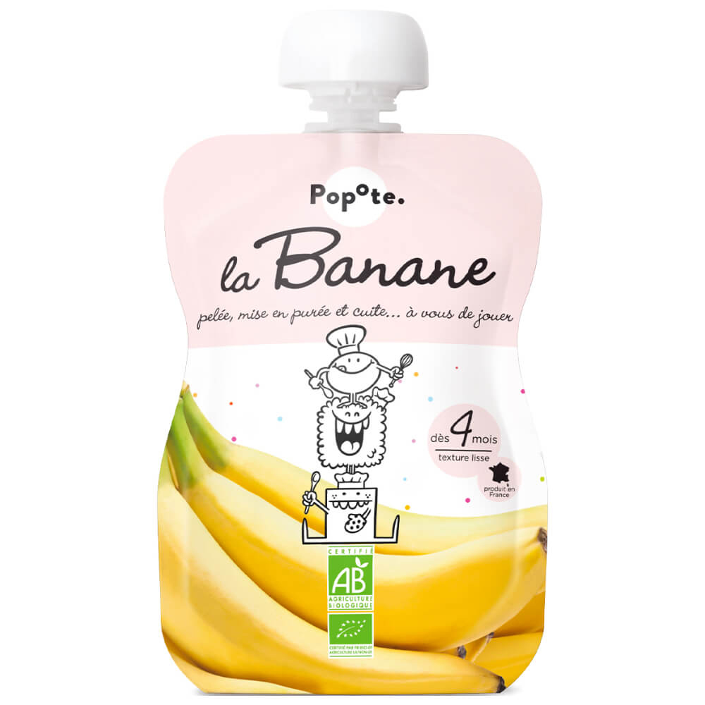 Popote Popote Kapsička banán 120 g, 4+