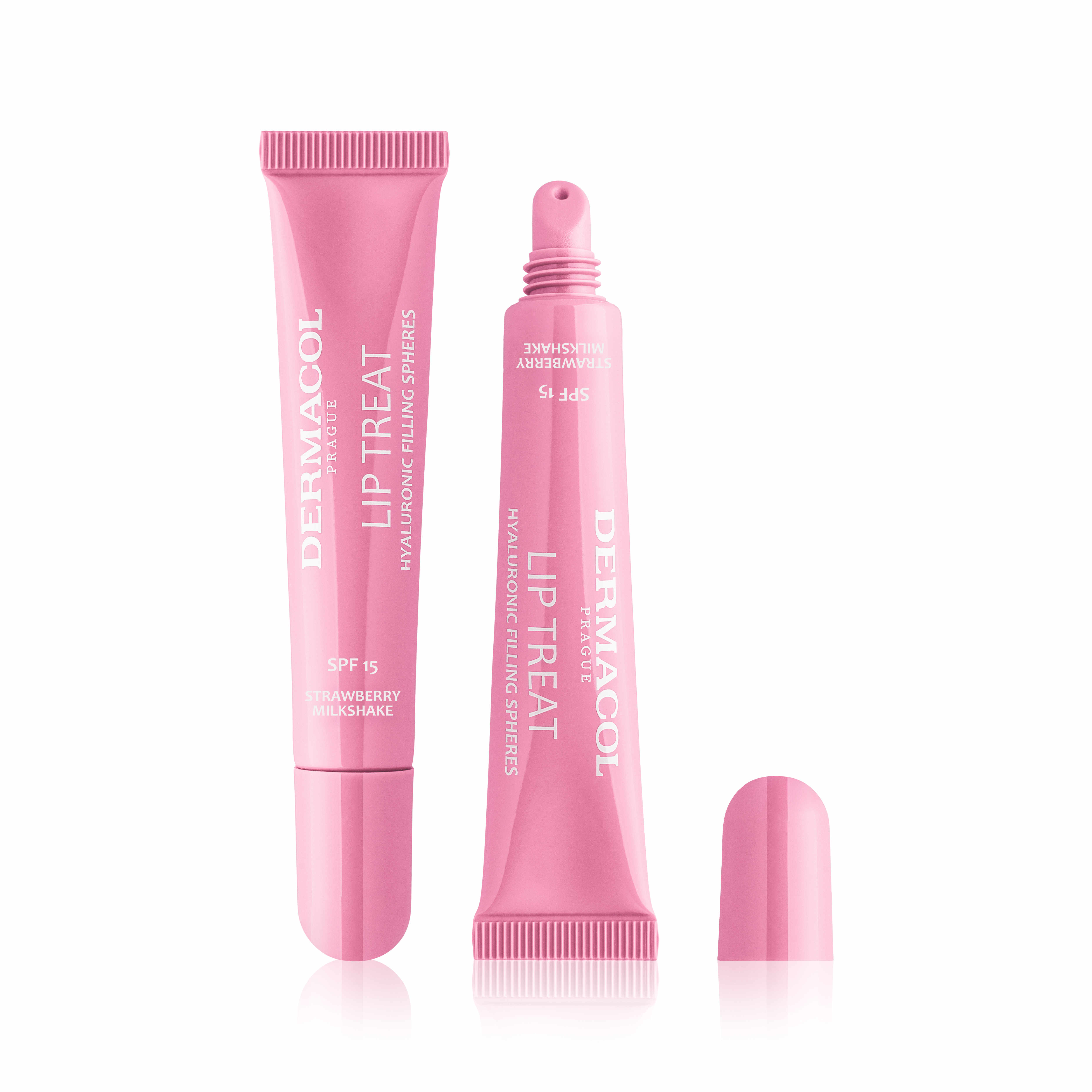 Dermacol Lip Treat starostlivosť o pery č. 14 – Strawberry Milkshake Spf 15