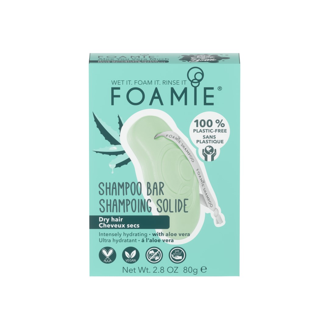 Foamie - tuhý šampón na vlasy Aloe You Vera Much