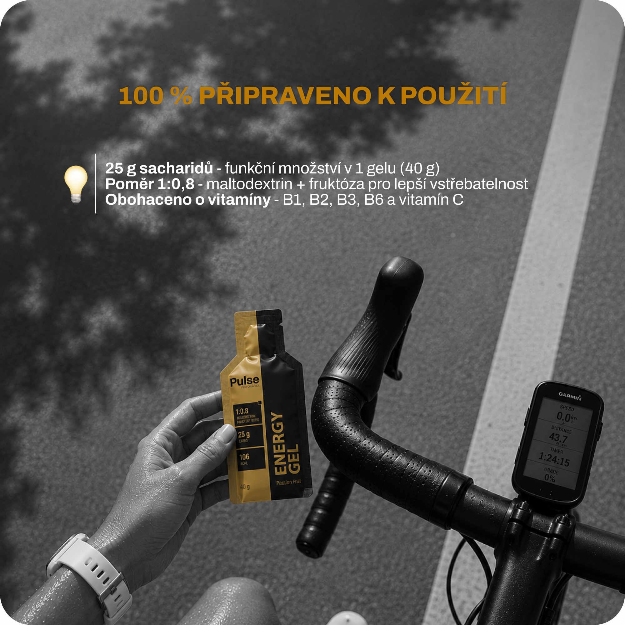 Pulse Performance Energy Gel Passion Fruit (obrázok 3)