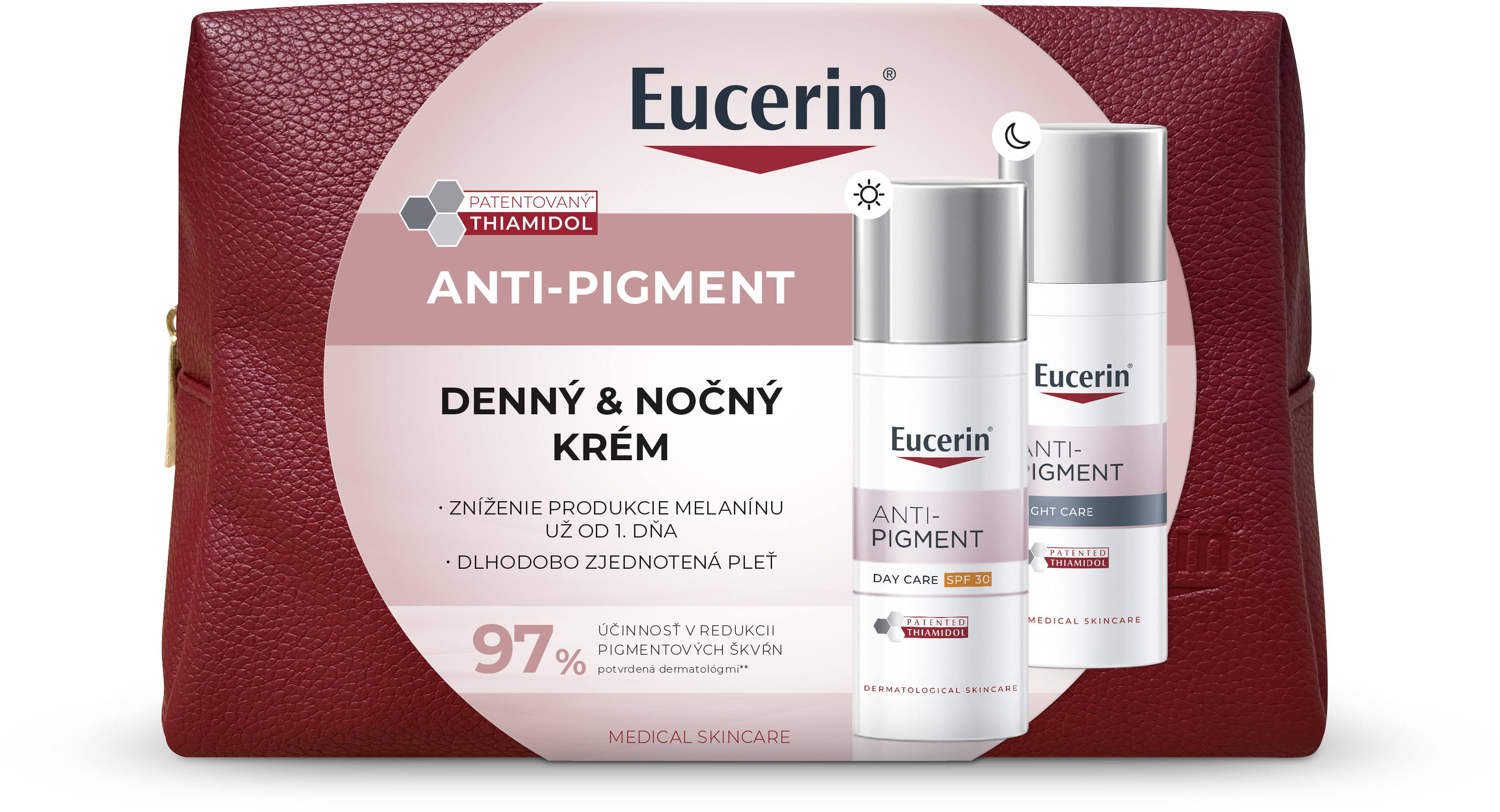 Eucerin Eucerin Vianočná taštička Anti-Pigment Denný krém + Nočný krém
