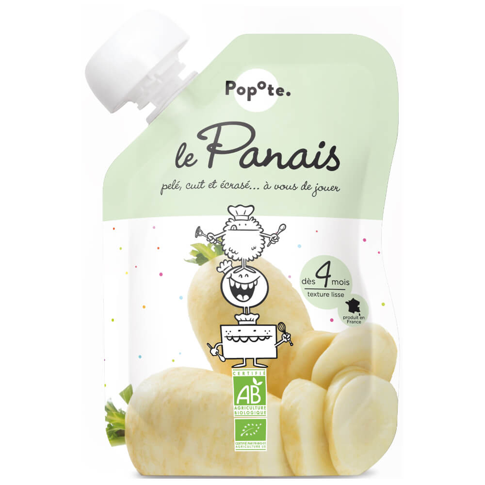 Popote Popote Kapsička paštrnák 120 g, 6+