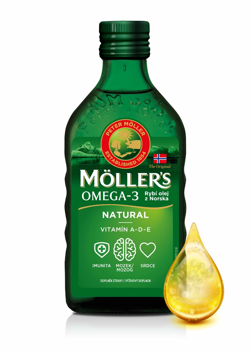 Möller´s Omega-3 Rybí olej Natural