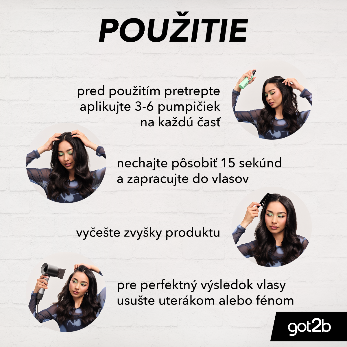 got2b got2b suchý šampón na vlasy v sprejovej hmle Extra Care