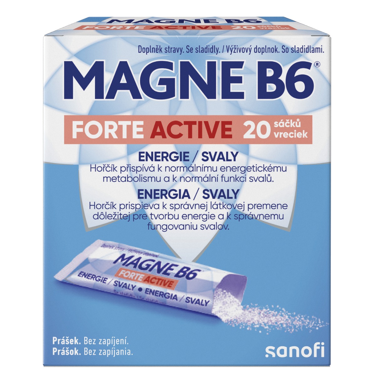 Magne B6 Magne B6 Forte Active tablety pri únave a vyčerpaní– 20 ks