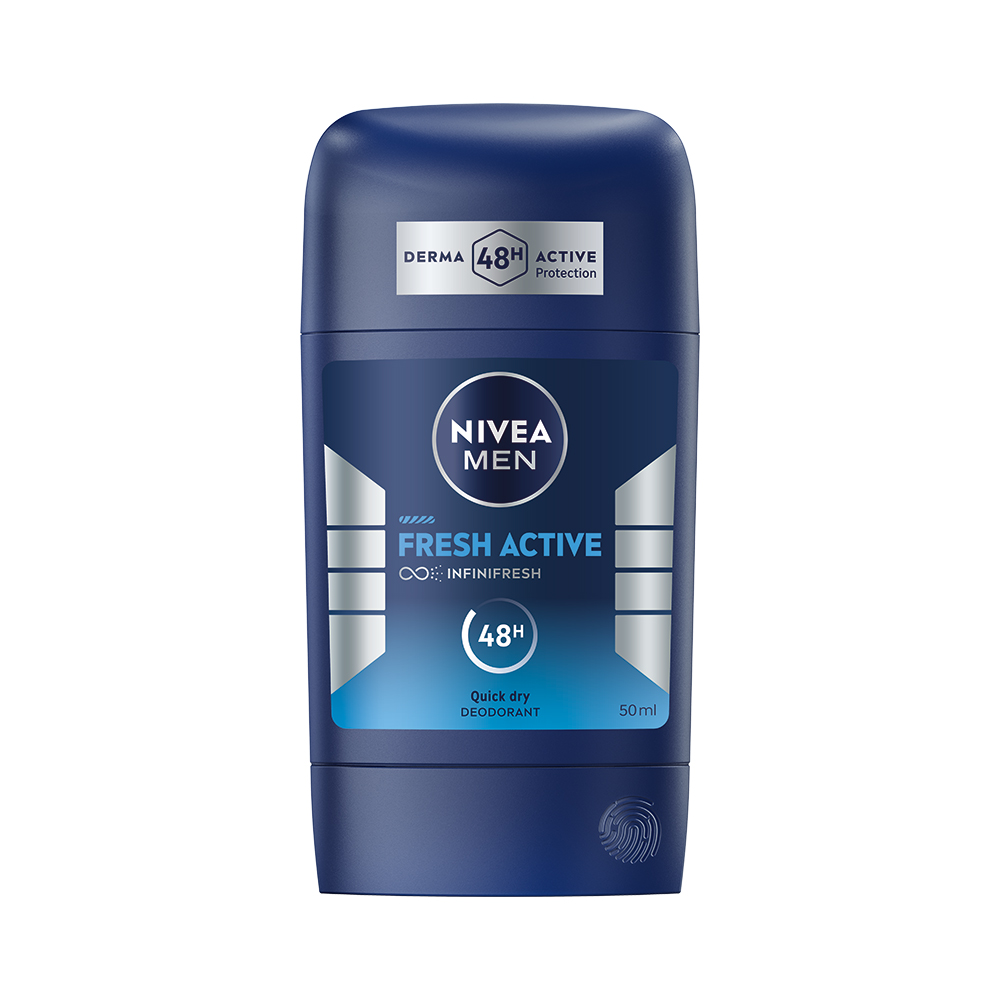 Nivea Nivea Tuhý deodorant pre mužov Fresh Active