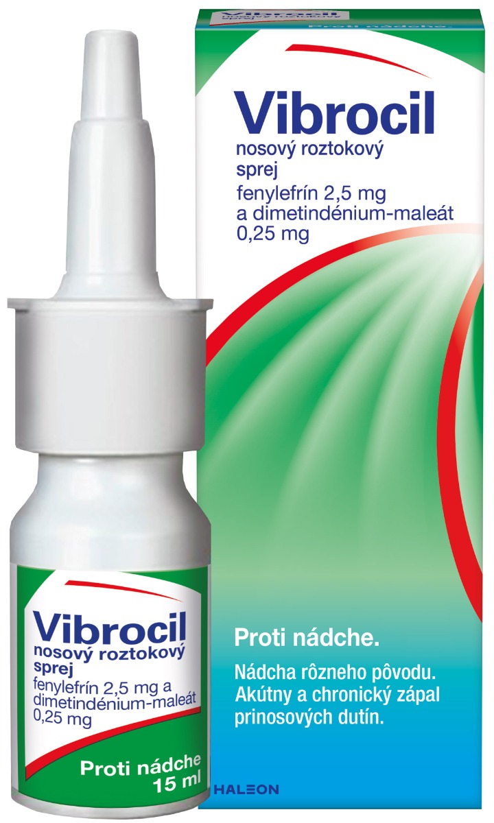 Vibrocil Vibrocil nosový sprej pri nádche a upchatom nose – 15 ml