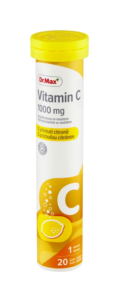 Dr. Max Dr. Max Vitamín C 1000 mg, 20 šumivých tabliet
