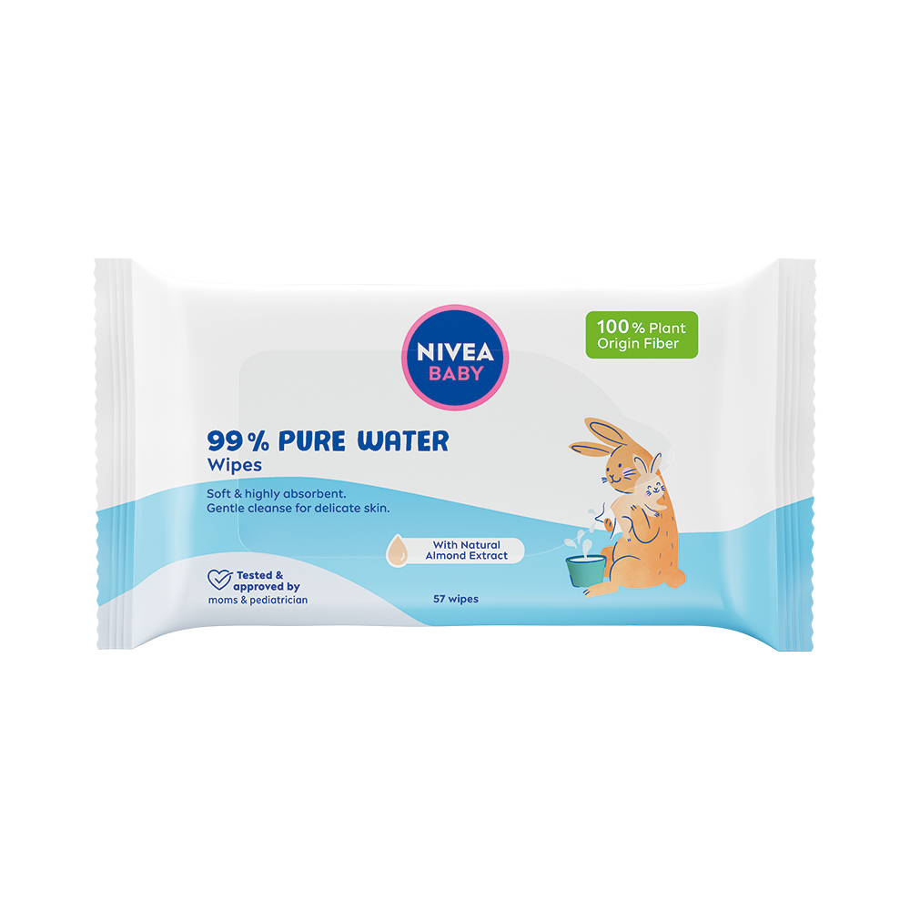 Nivea Nivea Baby Čistiace obrúsky 99% Pure Water